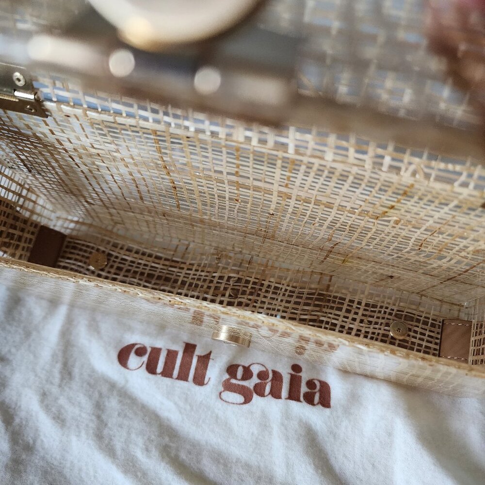 Cult Gaia Acrylic Shoulder Bag "LIKE NEW" - Picture 11 of 16